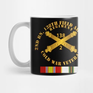 2nd Bn - 138th Artillery Regiment w Branch - Vet w COLD SVC Mug